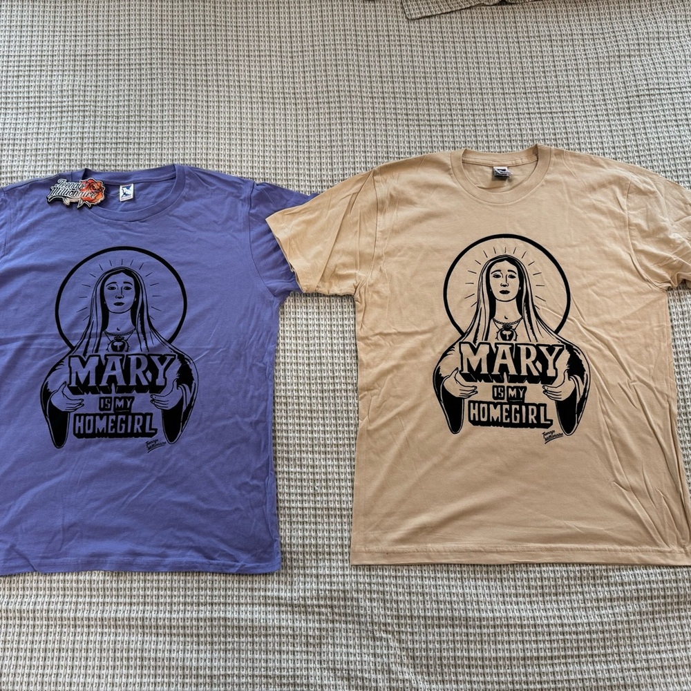 (2) Vtg Teenage Millionaire T-shirt Size L Mary is my Homegirl Early 2000s NWT